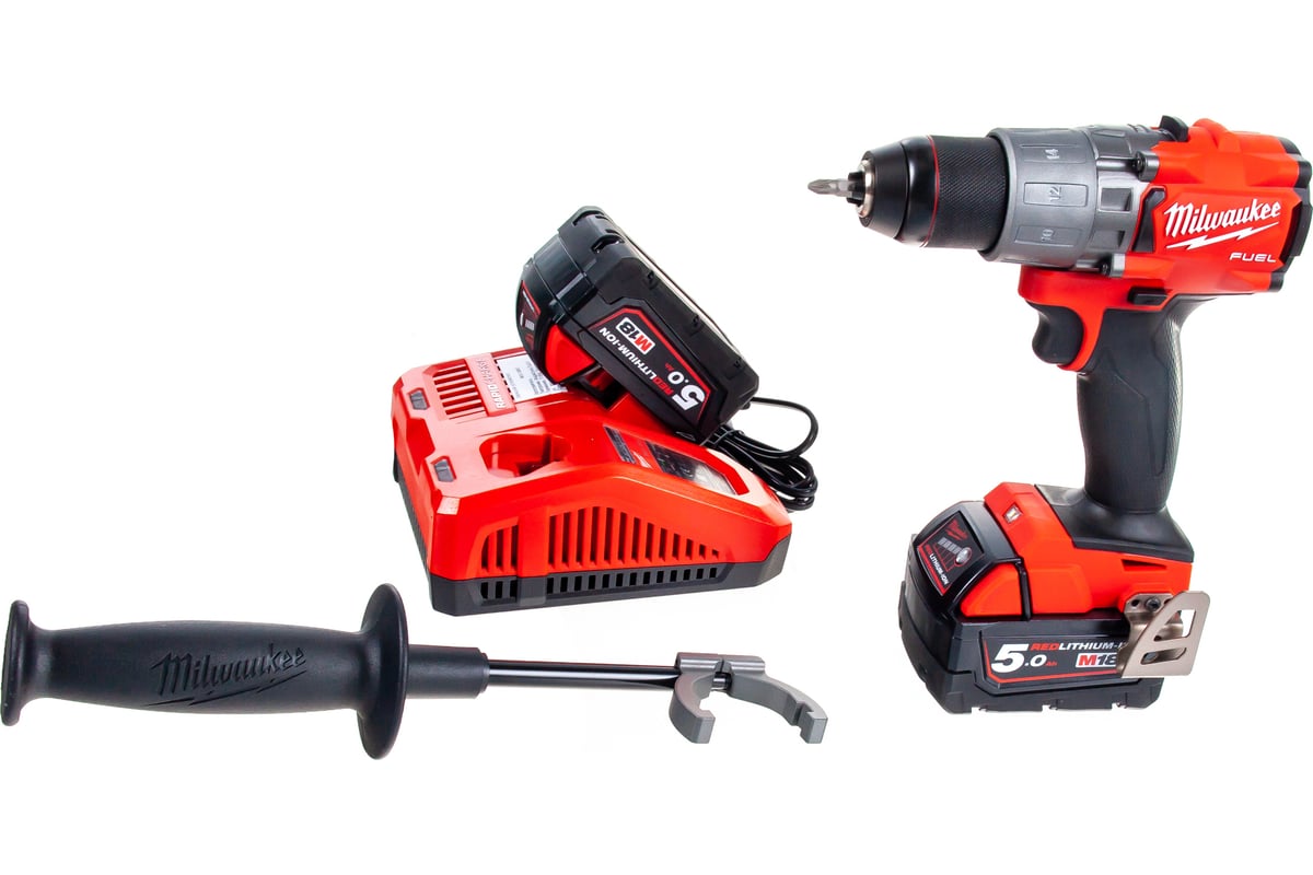 Milwaukee M18 FUEL 18V Lithium-Ion Brushless Cordless Combo Kit with Two  5.0 Ah Batteries, 1 Charger, 2 Tool Bags (7-Tool) 3697-27 - The Home Depot