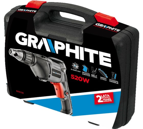 Электрический шуруповерт GRAPHITE 58G791