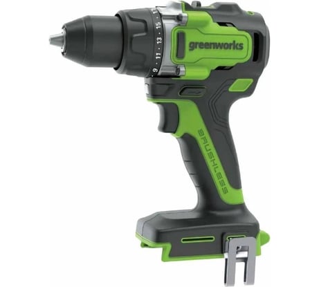 Аккумуляторная ударная дрель-шуруповерт Greenworks 24V, 140 Нм, бесщеточная, без АКБ и ЗУ 3707607