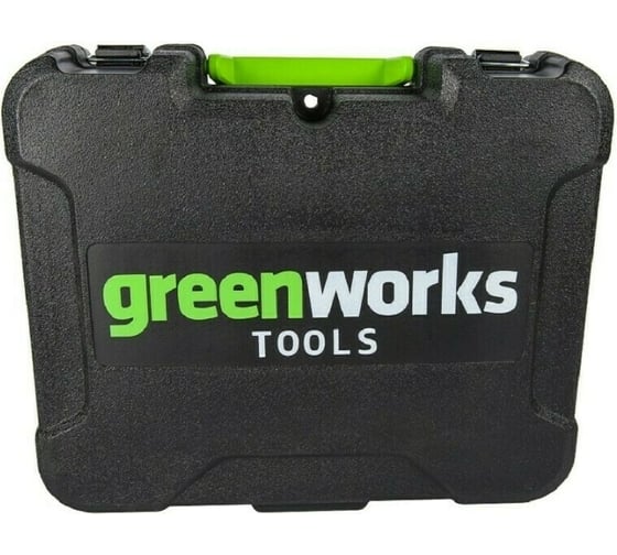 Аккумуляторная дрель-шуруповерт Greenworks G24DDK2, 24V, c 1хАКБ 2 А.ч и ЗУ в кейсе 3702807