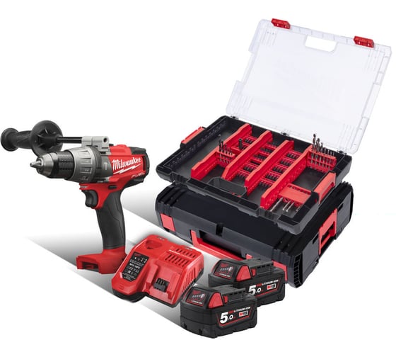 Аккумуляторная ударная дрель-шуруповерт MILWAUKEE M18 FPD-502XA FUEL 4933464127 1
