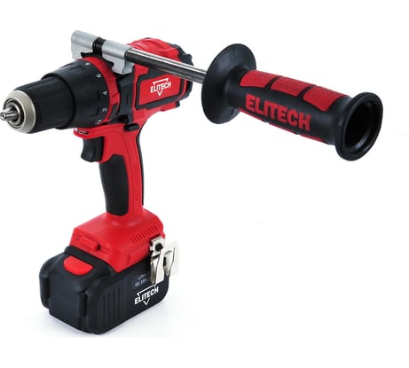 Аккумуляторная ударная дрель Elitech 2х4.0Ач ДА 18УБЛ2 191609