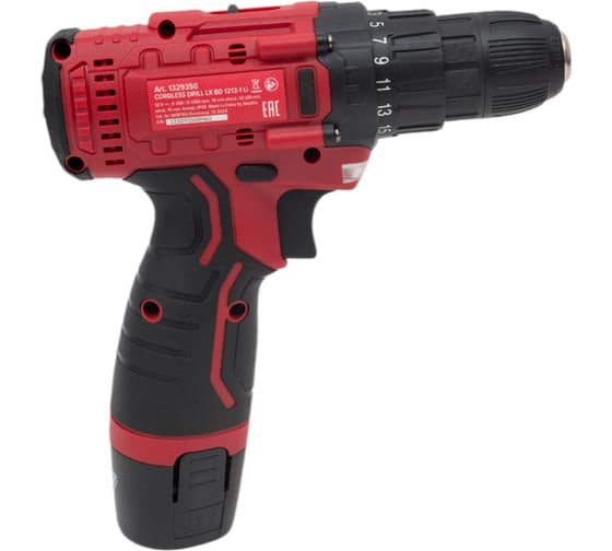 Аккумуляторная дрель-шуруповерт WORTEX LX BD 1213-1 Li 1329350