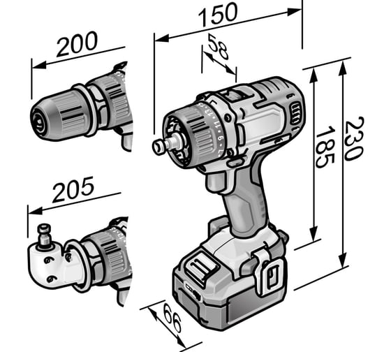 Беспроводная дрель-шуруповерт FLEX DD 2G 10.8-EC 418005