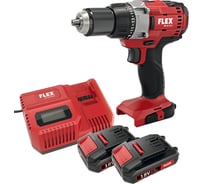 Беспроводная дрель-шуруповерт FLEX DD 2G 18.0 / 2.5 Set 436577