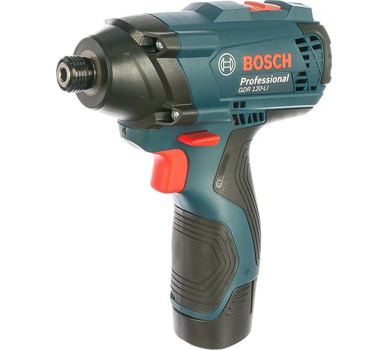 Аккумуляторный ударный гайковерт Bosch GDR 120-LI + 5 сверл по металлу HSS-G 0.601.9F0.005