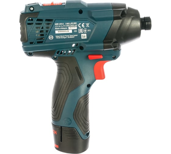 Аккумуляторный ударный гайковерт Bosch GDR 120-LI + 5 сверл по металлу HSS-G 0.601.9F0.005