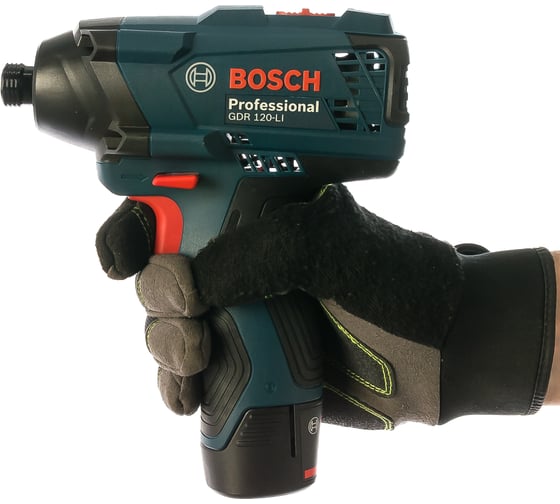 Аккумуляторный ударный гайковерт Bosch GDR 120-LI + 5 сверл по металлу HSS-G 0.601.9F0.005