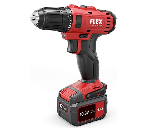 Легкая аккумуляторная дрель-шуруповерт FLEX DD 2G 10.8-LD 418064