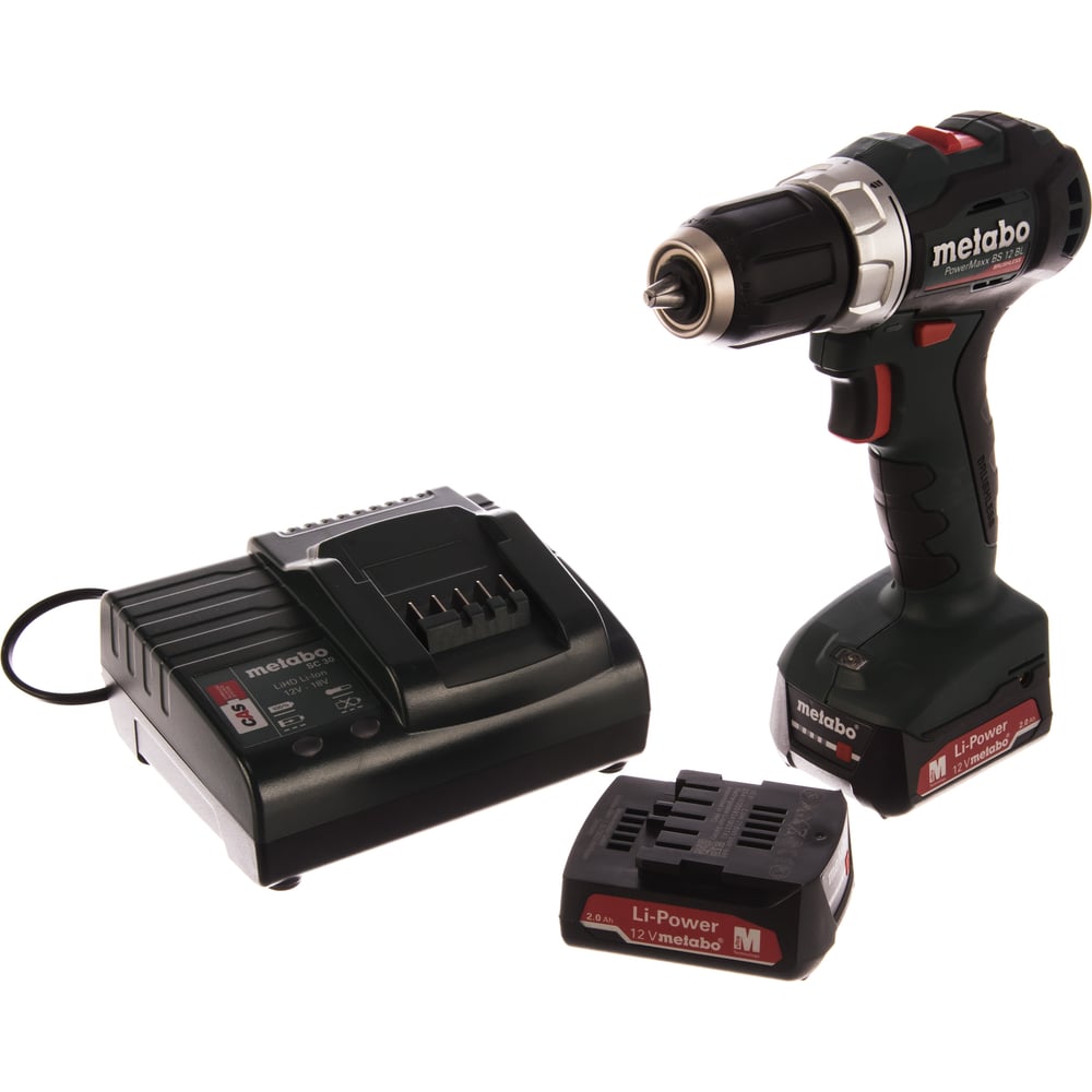 Аккумуляторная дрель-шуруповерт Metabo PowerMaxx BS 12 BL 601038500 ...