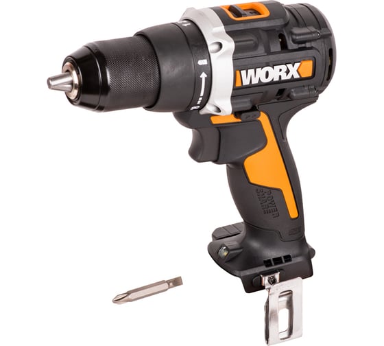 Аккумуляторная бесщёточная дрель-шуруповерт WORX 20В, 60Нм, без АКБ и ЗУ WX102.9
