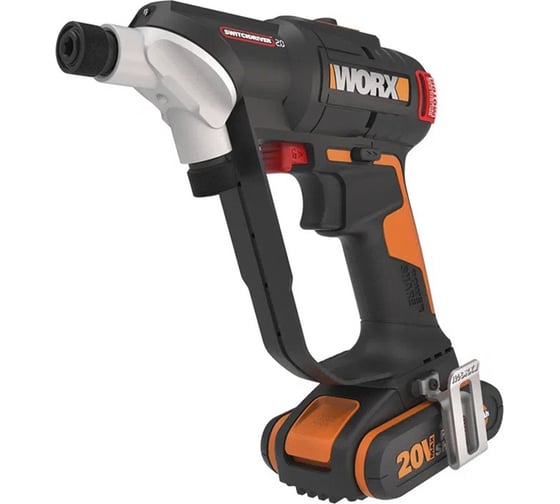 Аккумуляторная бесщёточная дрель-шуруповерт WORX Switchdriver 2.0 , 50Нм, 20В, 2Ач x1, кейс WX177 1