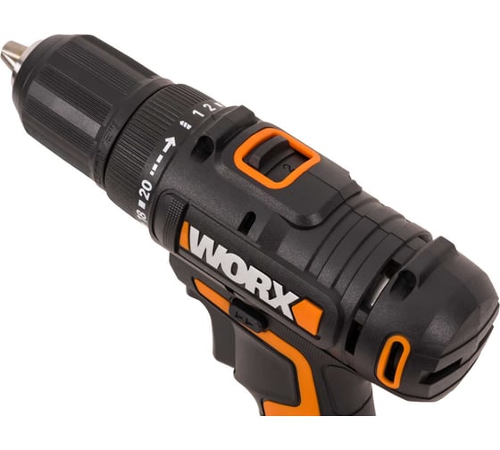 Аккумуляторная дрель-шуруповерт WORX 45Нм, 20В, без АКБ и ЗУ WX108.9