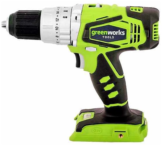 Ударная аккумуляторая дрель-шуруповерт GreenWorks 3801107UA