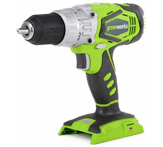 Ударная аккумуляторая дрель-шуруповерт GreenWorks 3801107UA