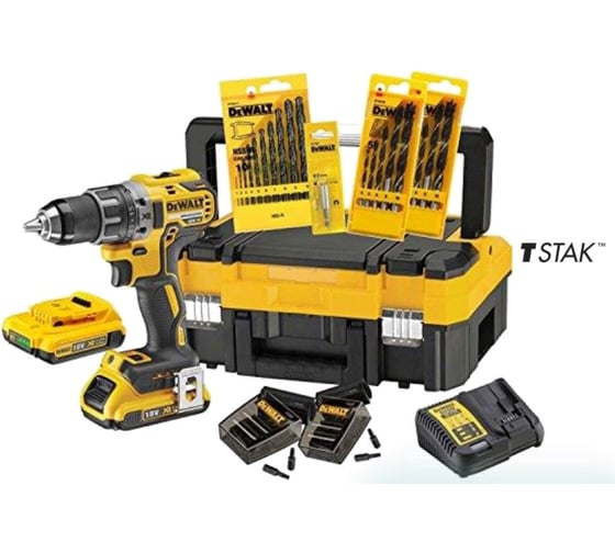 Бесщеточная аккумуляторная дрель-шуруповерт DEWALT DCK791D2T