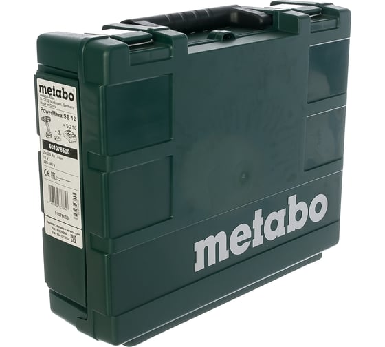 Аккумуляторная дрель-шуруповерт Metabo PowerMaxx SB 12 601076500 6