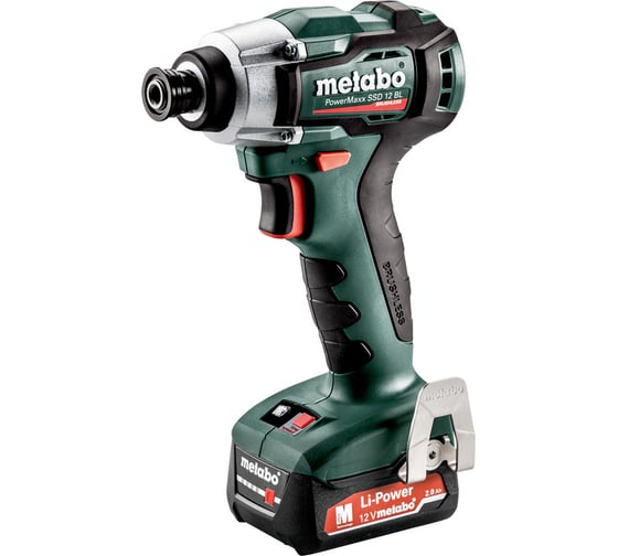 Аккумуляторный ударный гайковерт Metabo PowerMaxx SSD 12 BL 601115500