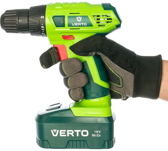 Аккумуляторная дрель-шуруповерт Verto 50G187