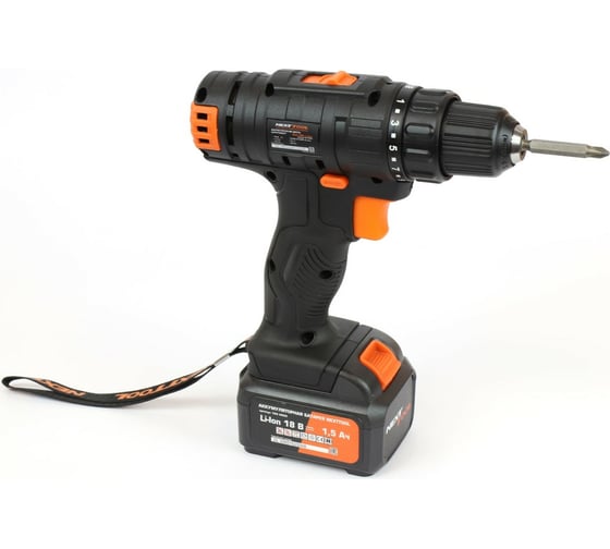 Аккумуляторная дрель-шуруповерт NEXTTOOL ACD-18BL 500006