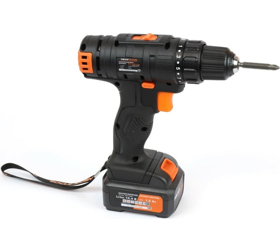 Аккумуляторная дрель-шуруповерт NEXTTOOL ACD-14,4BL 500005