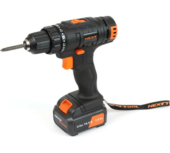 Аккумуляторная дрель-шуруповерт NEXTTOOL ACD-14,4BL 500005