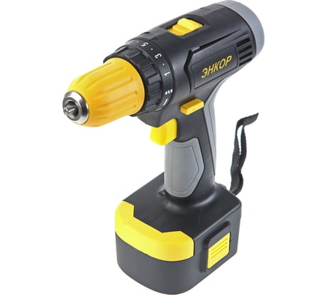 Аккумуляторная дрель-шуруповерт Энкор ДША-2 12ЭР/10М, кейс 1/4 50013