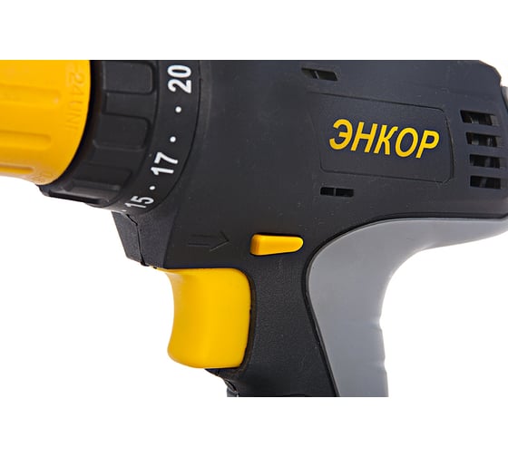 Аккумуляторная дрель-шуруповерт Энкор ДША-2 12ЭР/10М, кейс 1/4 50013