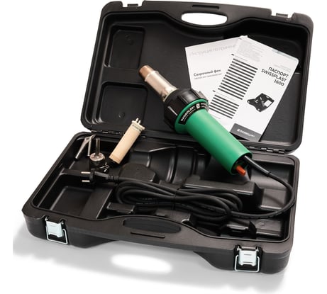 Набор для сварки пластика Swissplast фен сварочный 1600S Premium PLASTICKIT