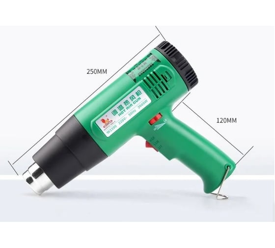 Технический фен WYNNS lcd 2000 w, 100 c - 650 c, экран 64 401 008