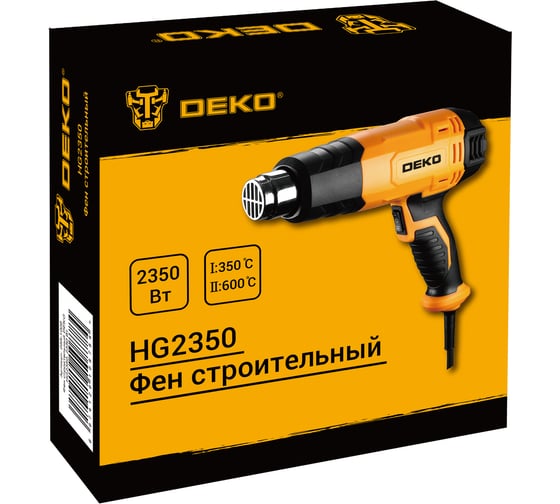 Фен строительный DEKO HG2350, 2350 Вт 085-1009