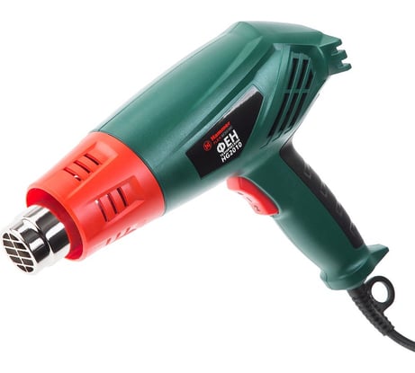 Технический фен Flex 2200 Вт, 350/600С, 200/500 л/мин., насадки, тепл. защита HG2010