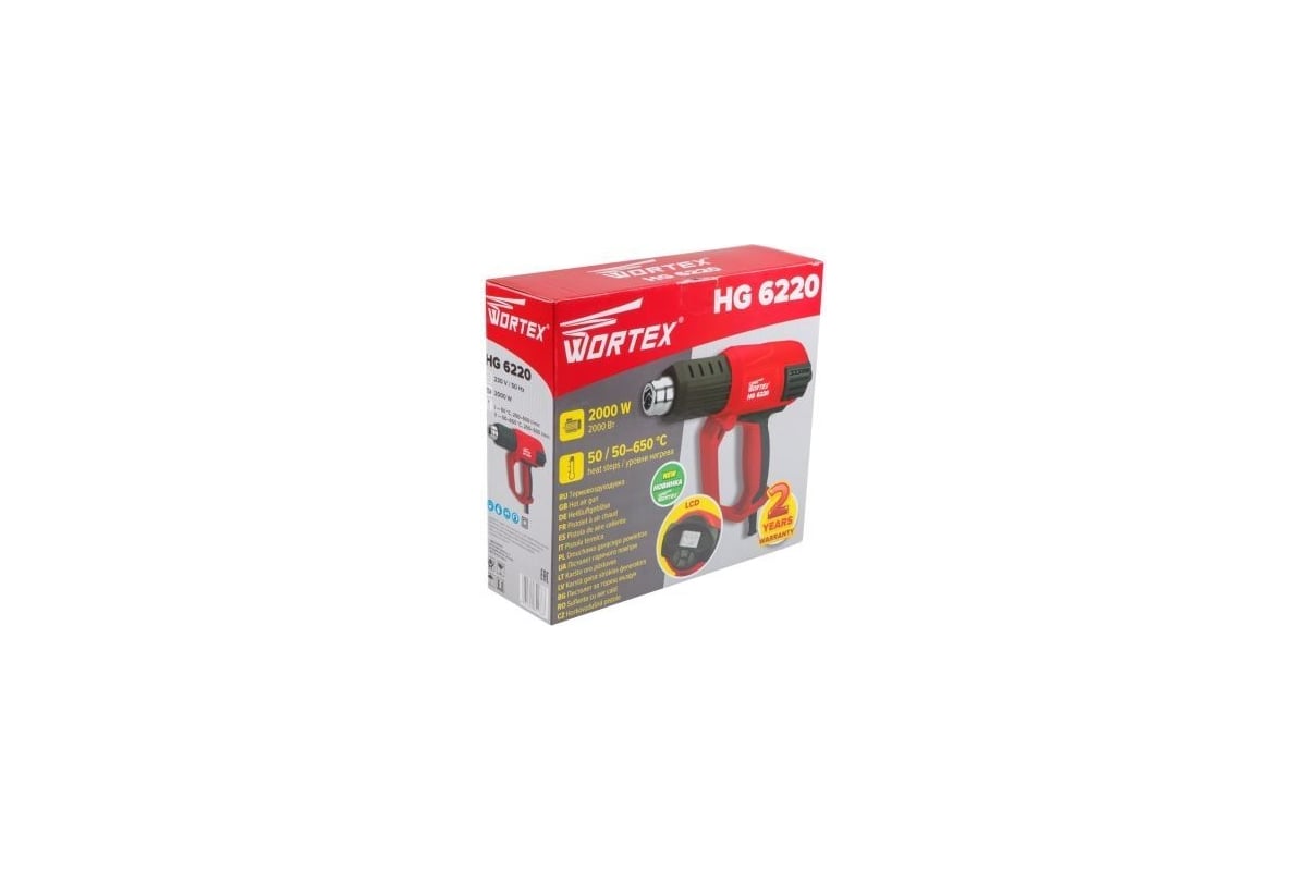 Термовоздуходувка WORTEX HG 6220 HG6220DV0011 - выгодная цена, отзывы ...