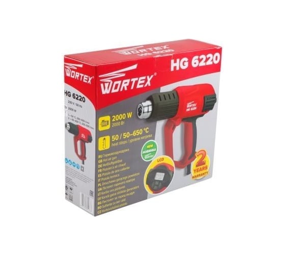 Термовоздуходувка WORTEX HG 6220 HG6220DV0011