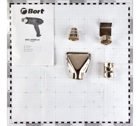 Фен технический BORT BHG-2000N-LK 91275431