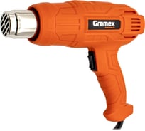 Строительный фен Gramex HHG-2000 2,0 кВт, 300/500 л/мин, 350/600 град (1/10) 4205