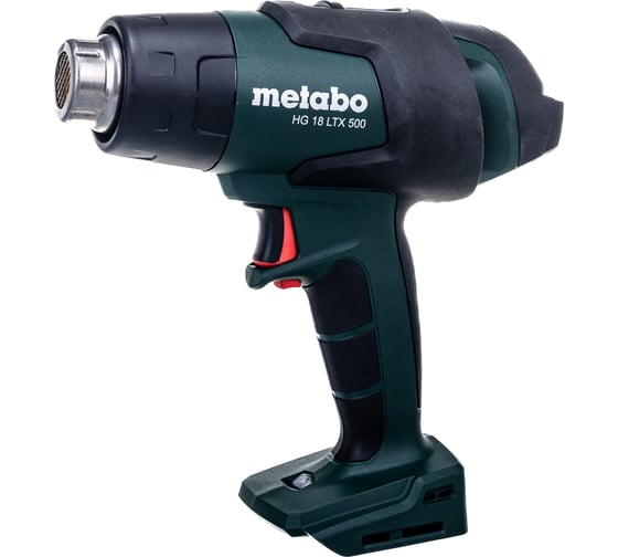 Аккумуляторный фен Metabo HG 18 LTX 500, без АКК и ЗУ, 610502850