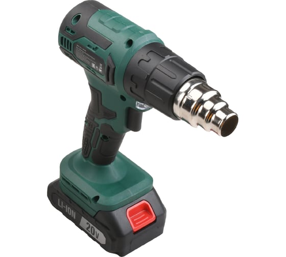 Фен строительный аккумуляторный Zitrek ZKHG 20 Li, 20В, 1x4.0Ач 085-1026