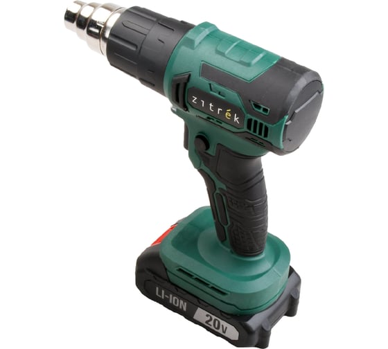 Фен строительный аккумуляторный Zitrek ZKHG 20 Li, 20В, 1x4.0Ач 085-1026