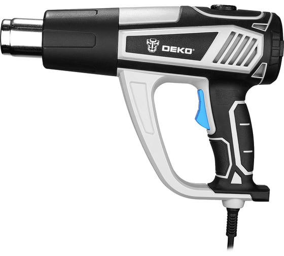 Фен строительный DEKO HG2450 в кейсе, с плавной регулировкой, 2450 Вт 085-1130