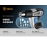 Фен строительный DEKO HG2450 в кейсе, с плавной регулировкой, 2450 Вт 085-1130 2