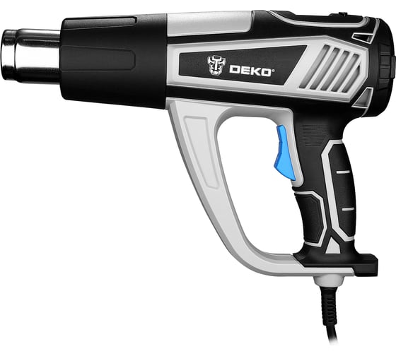 Фен строительный DEKO HG2500 PRO в кейсе, с LCD дисплеем, 2500 Вт 085-1131