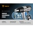 Фен строительный DEKO HG2500 PRO в кейсе, с LCD дисплеем, 2500 Вт 085-1131 2
