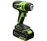 Строительный фен GreenWorks G24HG, 24V, 550С, 200 л/мин, 1x4Ач, ЗУ, коробка 3400207VUB 1