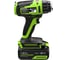 Строительный фен GreenWorks G24HG, 24V, 550С, 200 л/мин, 1x4Ач, ЗУ, коробка 3400207VUB 4