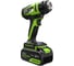 Строительный фен GreenWorks G24HG, 24V, 550С, 200 л/мин, 1x4Ач, ЗУ, коробка 3400207VUB 6