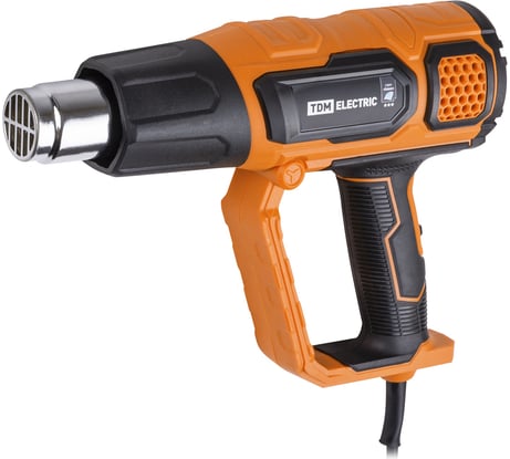 Технический фен TDM ELECTRIC тф-02 алмаз, 2000 вт, 2 режима, 50-600 c, кейс SQ1029-0102