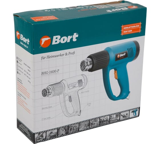 Технический фен Bort BHG-1600-P 91271051