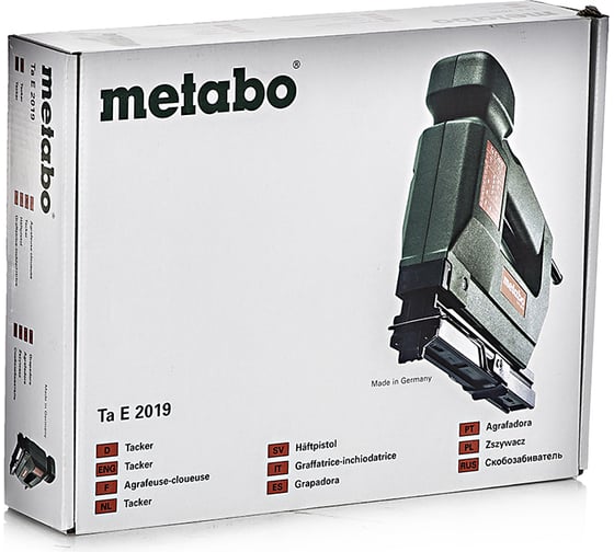 Электрический степлер Metabo Ta E 2019 602019000