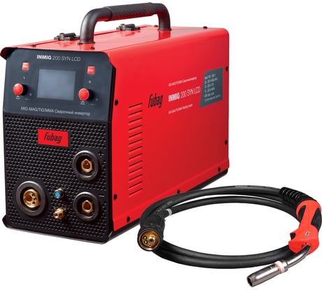 Сварочный полуавтомат инвертор FUBAG INMIG 200 SYN LCD 31435 + горелка FB 250 3 м 38443 31435.1